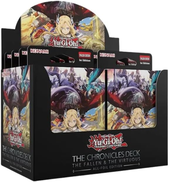Yu-Gi-Oh! TCG: The Chronicles Deck: The Fallen & The Virtuous (All-Foil) 1st Edition Deck