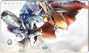 New DTCG Duel Playmat Digimon Diaboromon Trading Card Game TCG CCG Mat Pad + Free Bag (ZD002-324-SM)