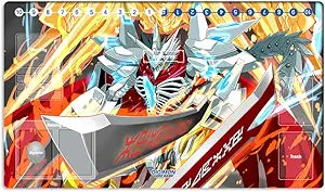 New DTCG Duel Playmat Digimon Diaboromon Trading Card Game TCG CCG Mat Pad + Free Bag (ZD002-528-K)