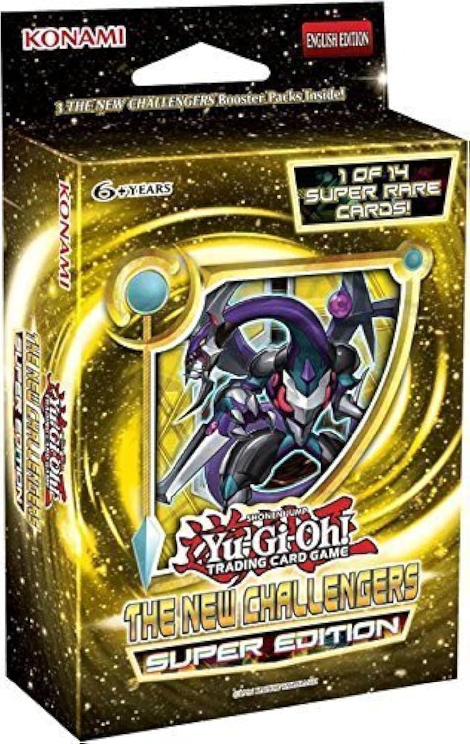 Yu-gi-oh! - New Challengers SE Special Super Edition TCG Cards Booster Mini-Box - 3 packs + 1 Super Rare Card