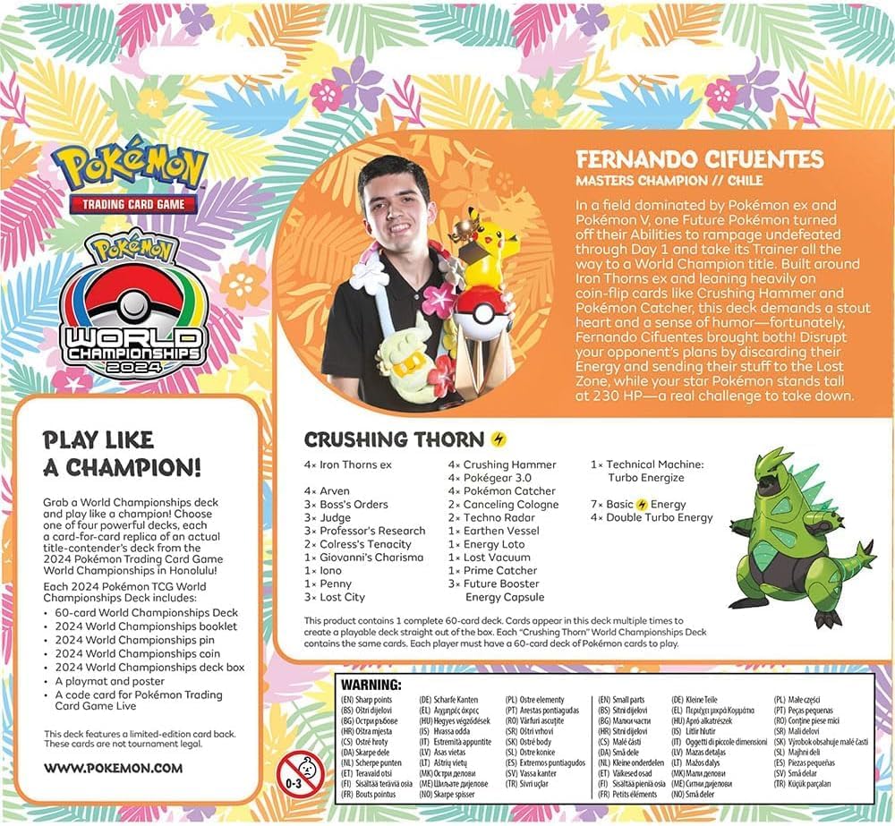 2024 Pokémon TCG World Championships Deck (One Random Deck)