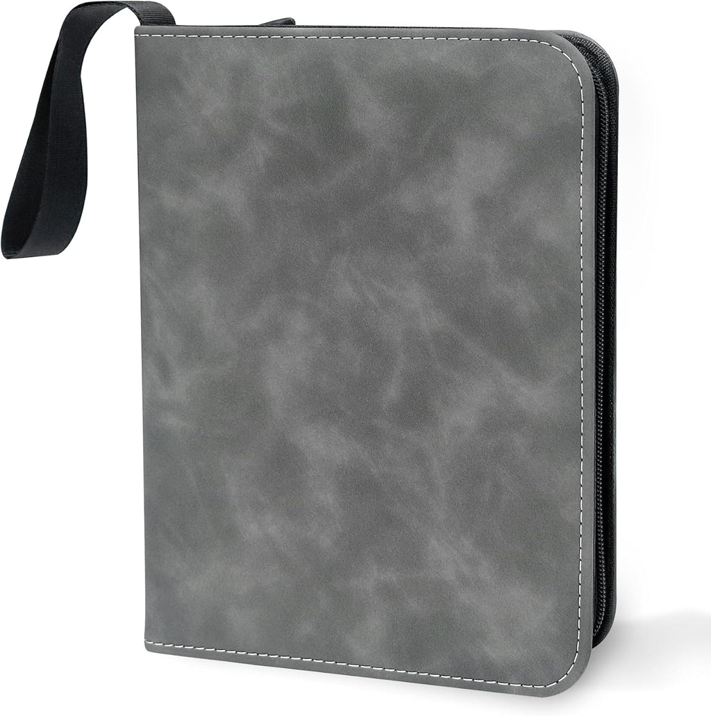 Anime Trading Card Binder for Cards,4 Pocket with 60 Sleeves up to 480 Cards,Waterproof Card Storage Bag with Removable Sleeves for Anime and TCG Cards