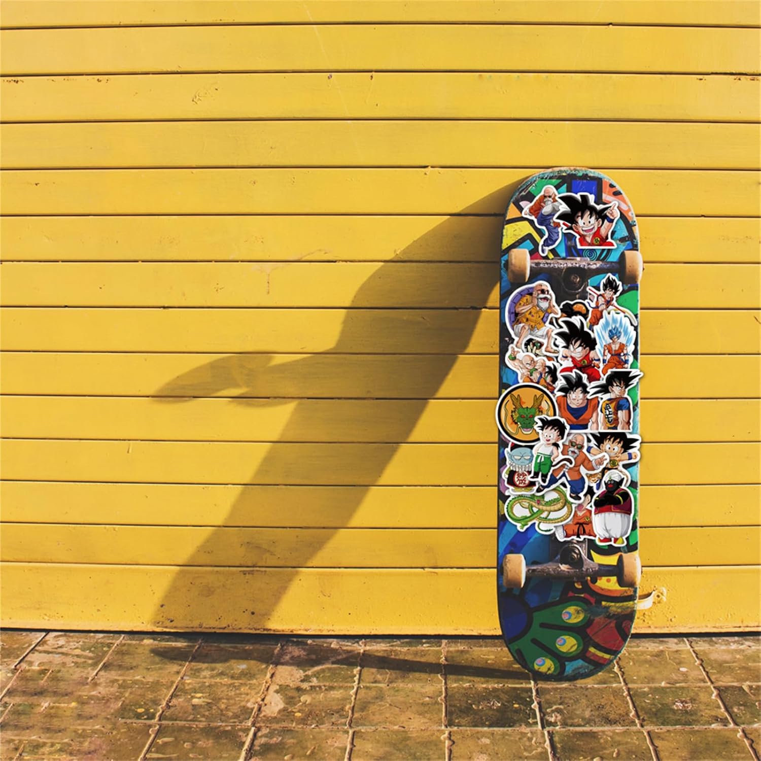 50pcs Anime Manga Dragon and Ball Stickers for Kids, Cool Waterproof Vinyl Decal for Teen Adult Boy Laptop, Travel Case, Phone, Bike, Water Bottle, Guitar, Computer, Skateboard (ball50)