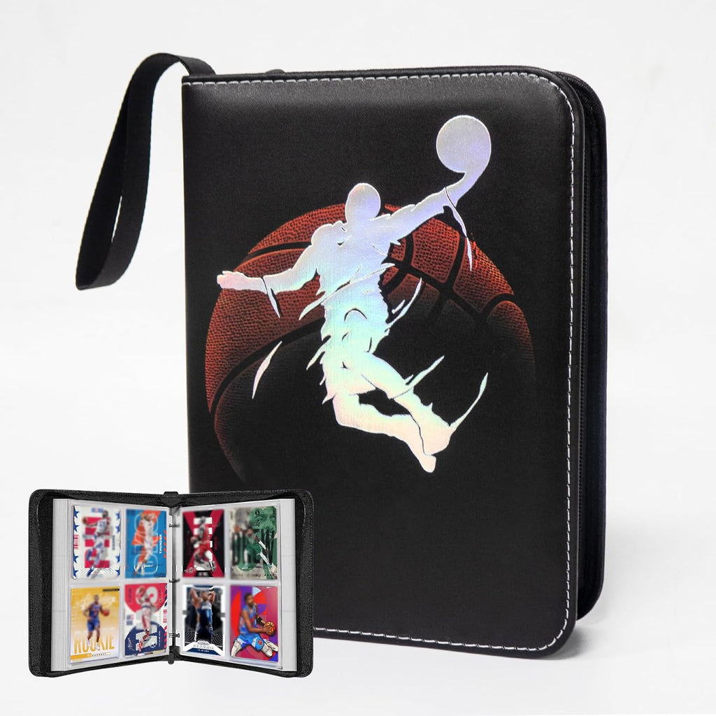 Anime Trading Card Binder for Cards,4 Pocket with 60 Sleeves up to 480 Cards,Waterproof Card Storage Bag with Removable Sleeves for Anime and TCG Cards