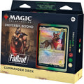 Magic: The Gathering Fallout Commander Deck - Scrappy Survivors (100-Card Deck, 2-Card Collector Booster Sample Pack + Accessories)
