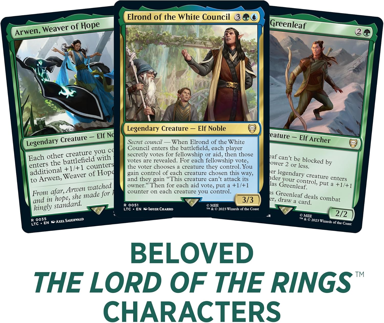 Magic: The Gathering The Lord of The Rings: Tales of Middle-Earth Commander Deck 3 + Collector Booster Sample Pack