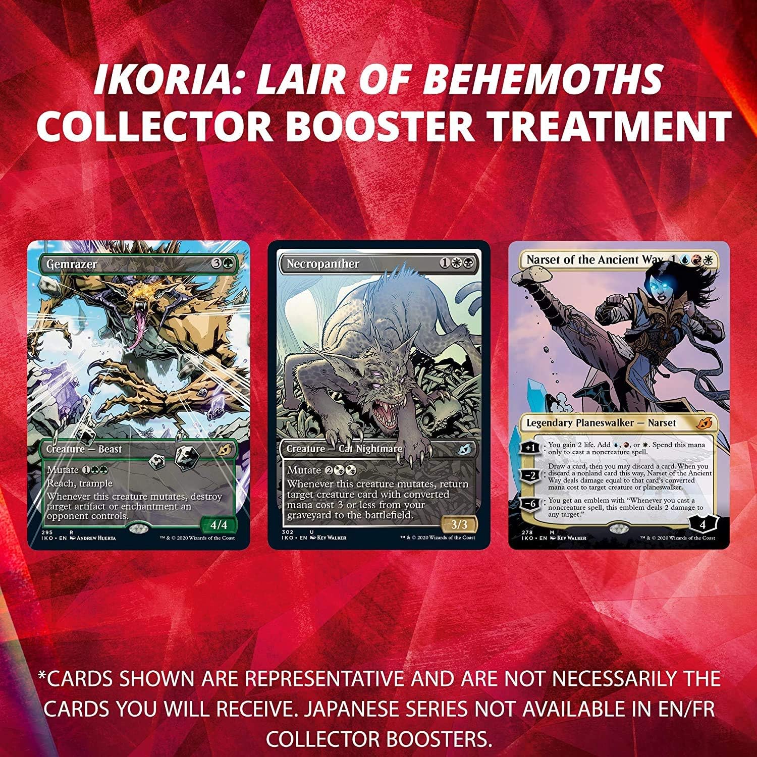 Magic: The Gathering Ikoria: Lair of Behemoths Collector Booster Box | Special Collector Cards