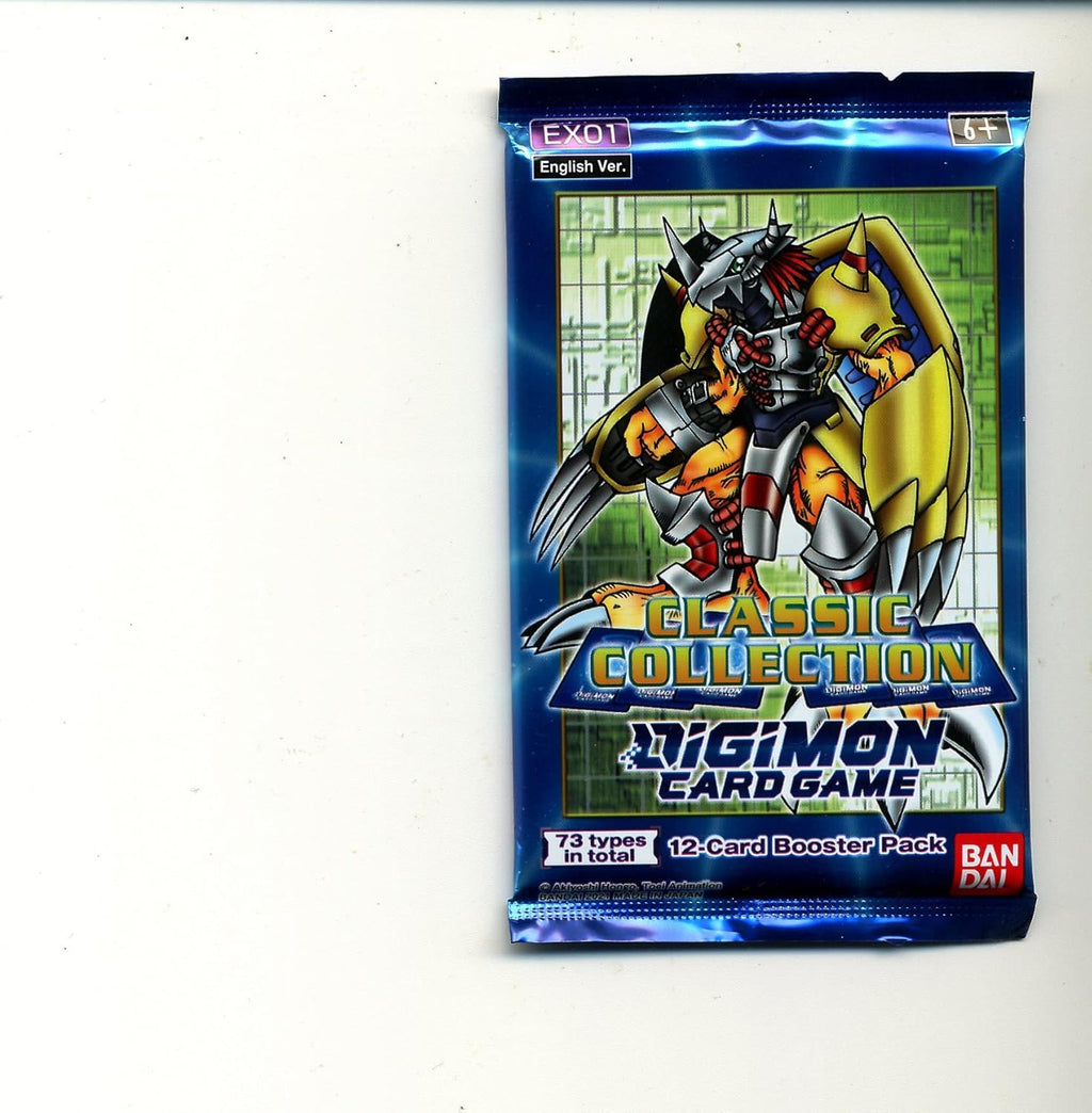 Digimon Classic Collection Card Game Exo1 Booster Packs
