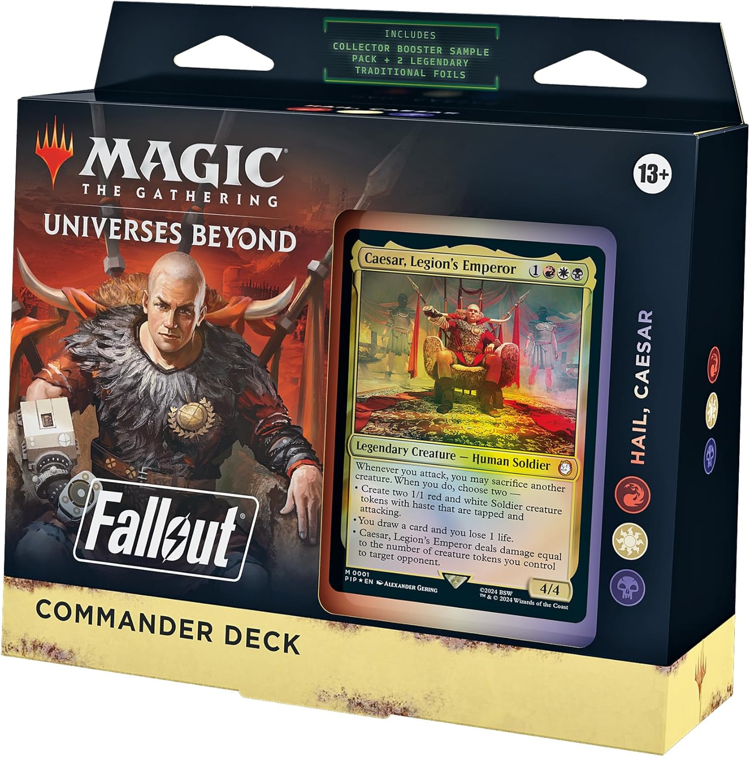 Magic: The Gathering Fallout Commander Deck Bundle – Includes All 4 Decks (1 Hail Caesar, 1 Scrappy Survivors, 1 Science!, and 1 Mutant Menace)
