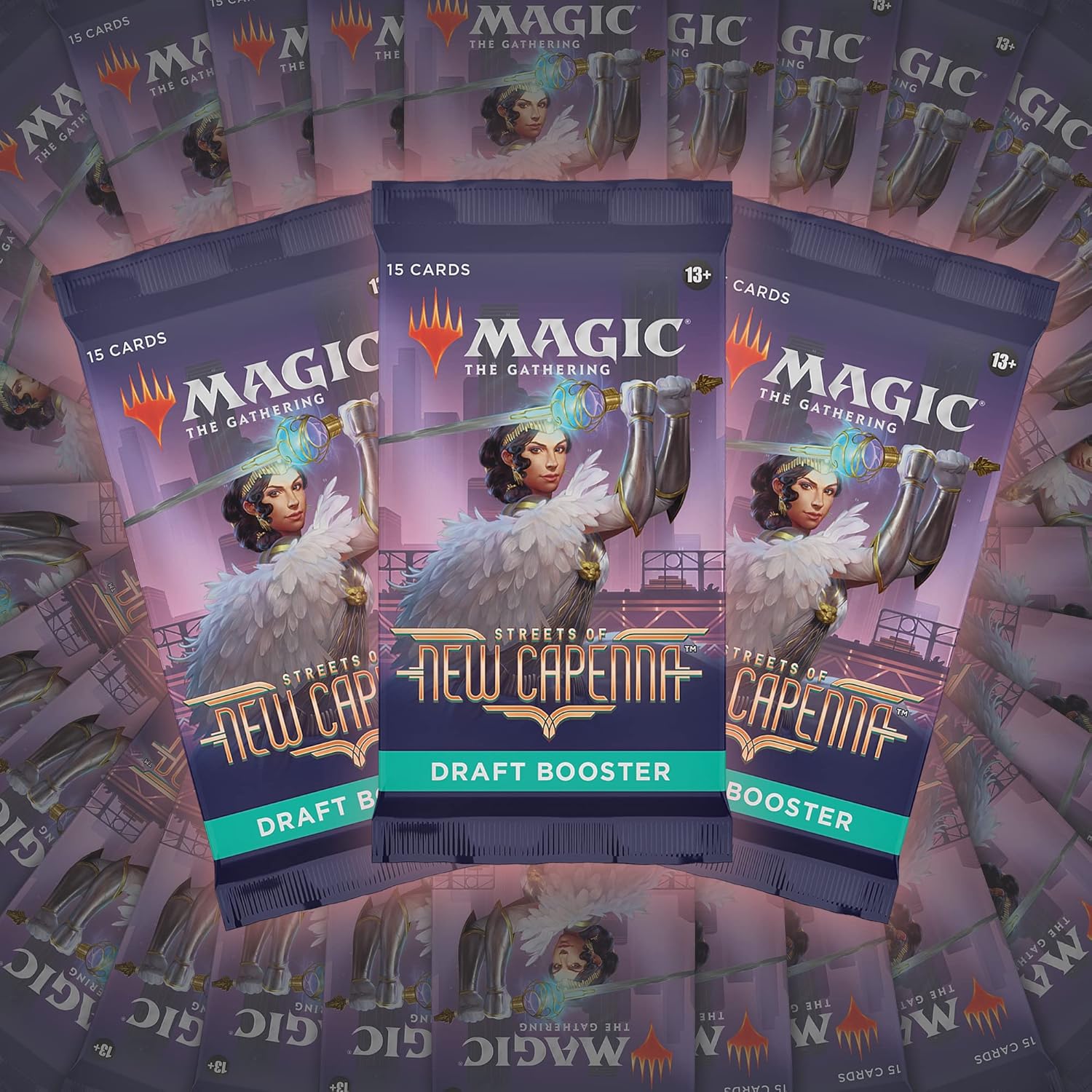 Magic: The Gathering Streets of New Capenna Draft Booster Box | 36 Packs + 1 Box Topper (541 Magic Cards)