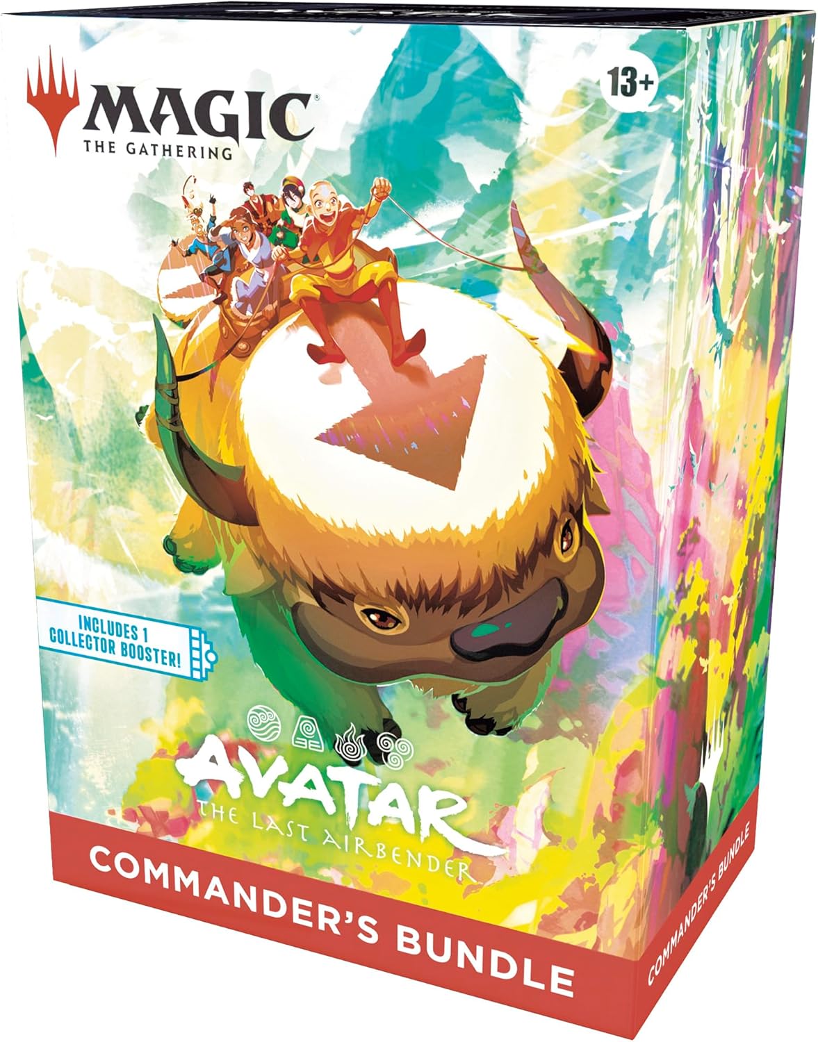 Magic: The Gathering | Avatar: The Last Airbender Commander’s Bundle | Includes 1 Collector Booster, 9 Play Boosters, 5 Borderless Cards, 30 Lands + Exclusive Accessories