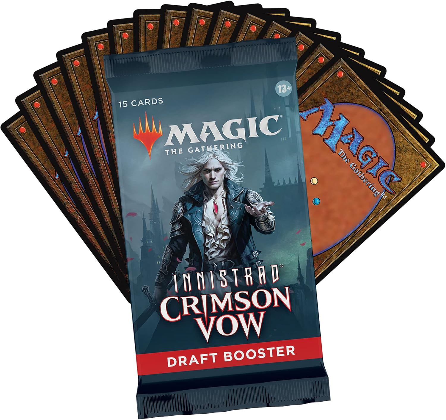 Magic: The Gathering Innistrad: Crimson Vow Draft Booster Box | 36 Packs + Dracula Box Topper (541 Magic Cards)