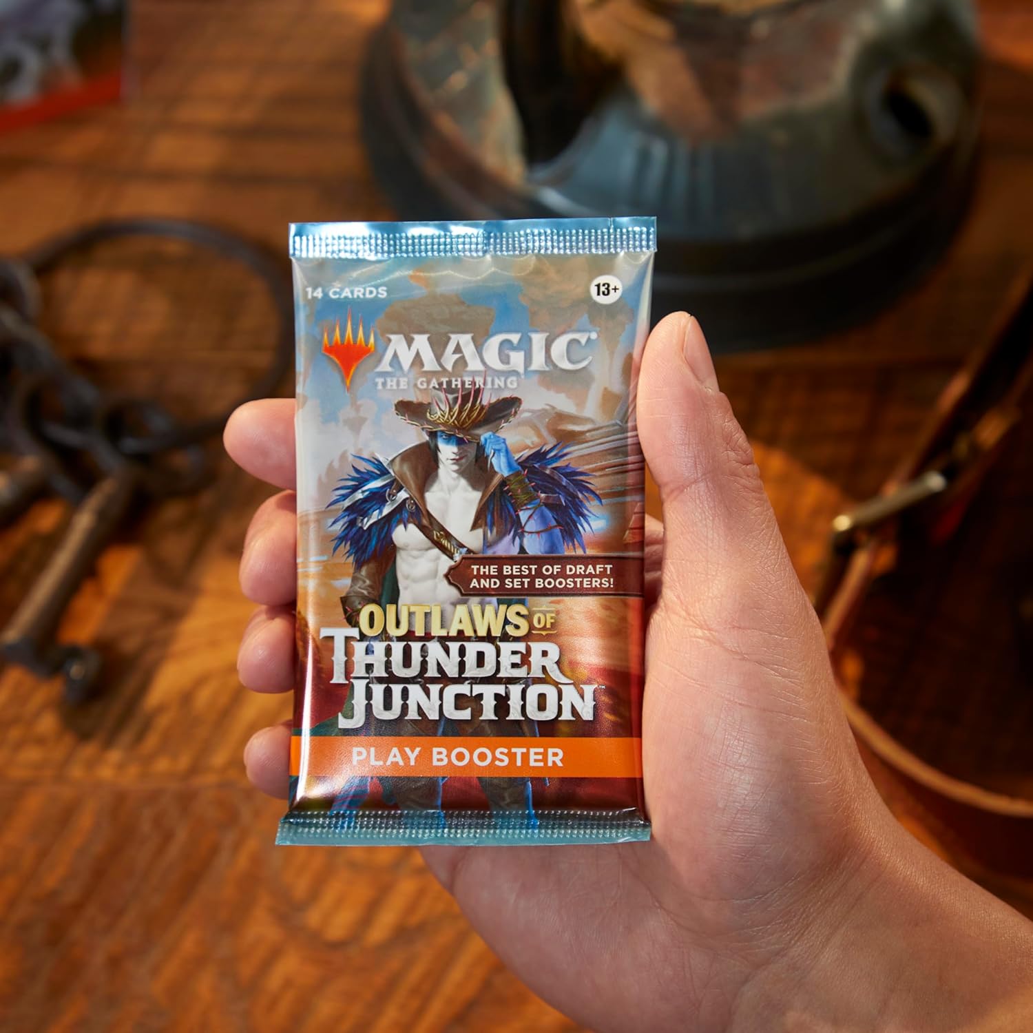 Magic: The Gathering Outlaws of Thunder Junction Play Booster Box - 36 Packs (504 Magic Cards)