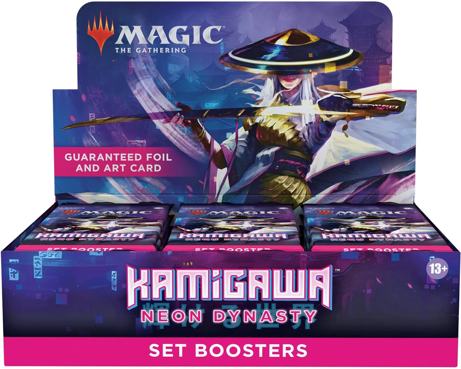 Magic: The Gathering Kamigawa: Neon Dynasty Set Booster Box | 30 Packs (360 Magic Cards)