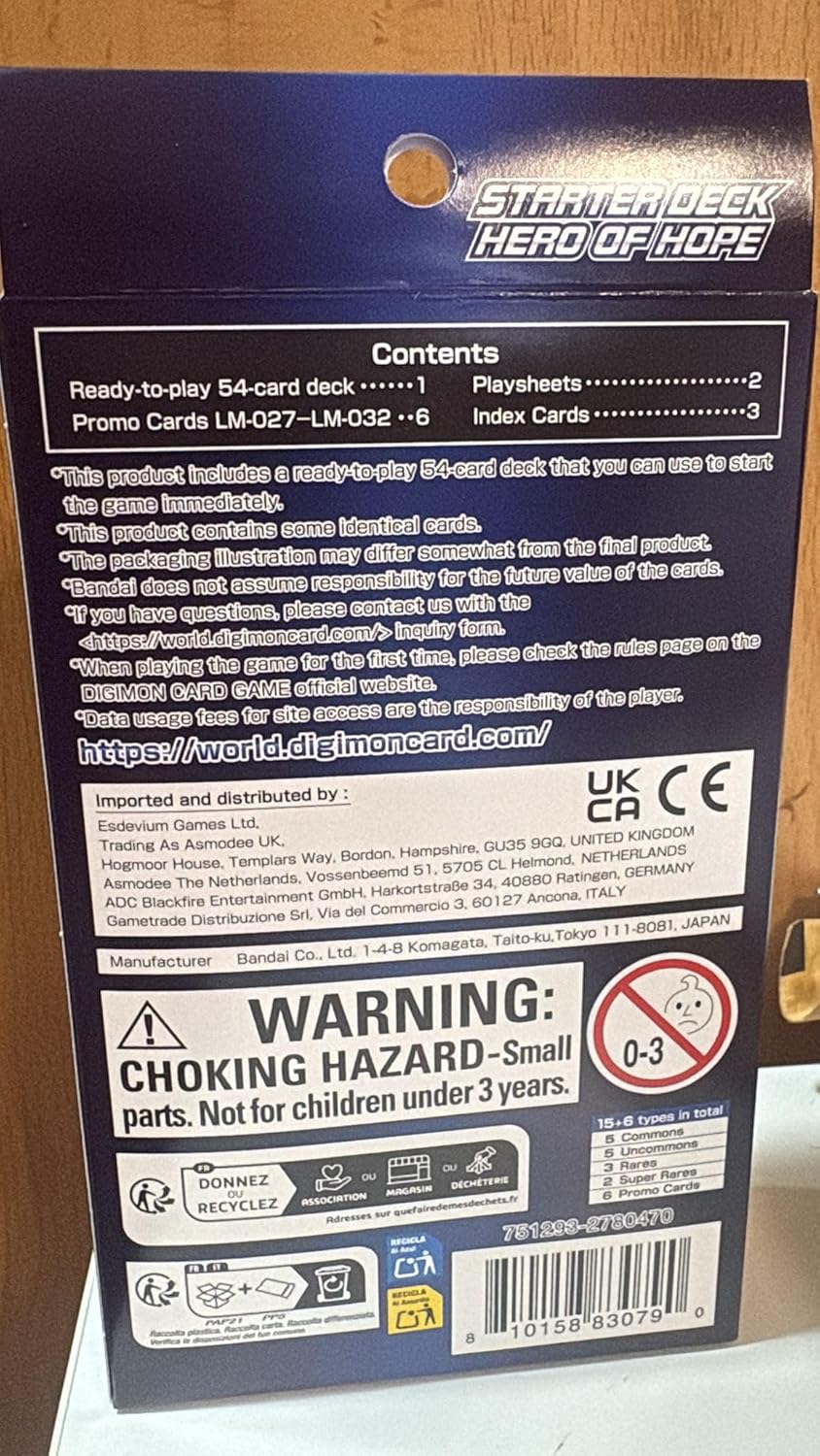 Digimon TCG Hero of Hope Starter Deck ST-21 [54 Cards]