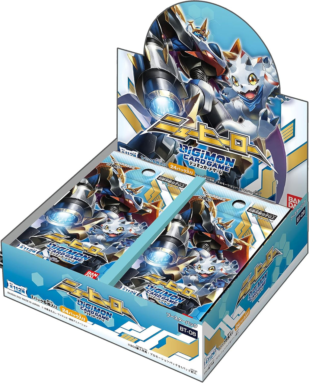 Digimon Card Game New Hero Japanese Booster Box [BT-08]