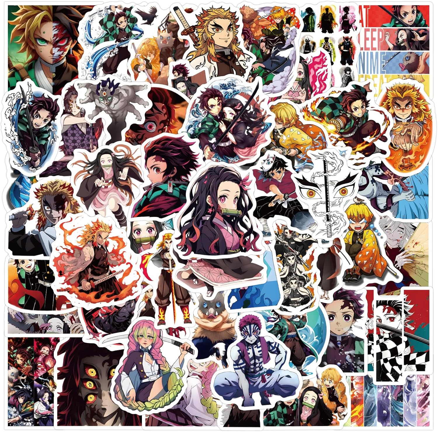 50pcs Anime Manga Dragon and Ball Stickers for Kids, Cool Waterproof Vinyl Decal for Teen Adult Boy Laptop, Travel Case, Phone, Bike, Water Bottle, Guitar, Computer, Skateboard (ball50)