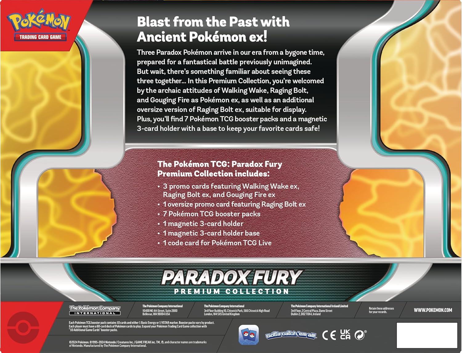 Pokemon TCG: Paradox Fury Premium Collection - 2024 Amazon Holiday Exclusive