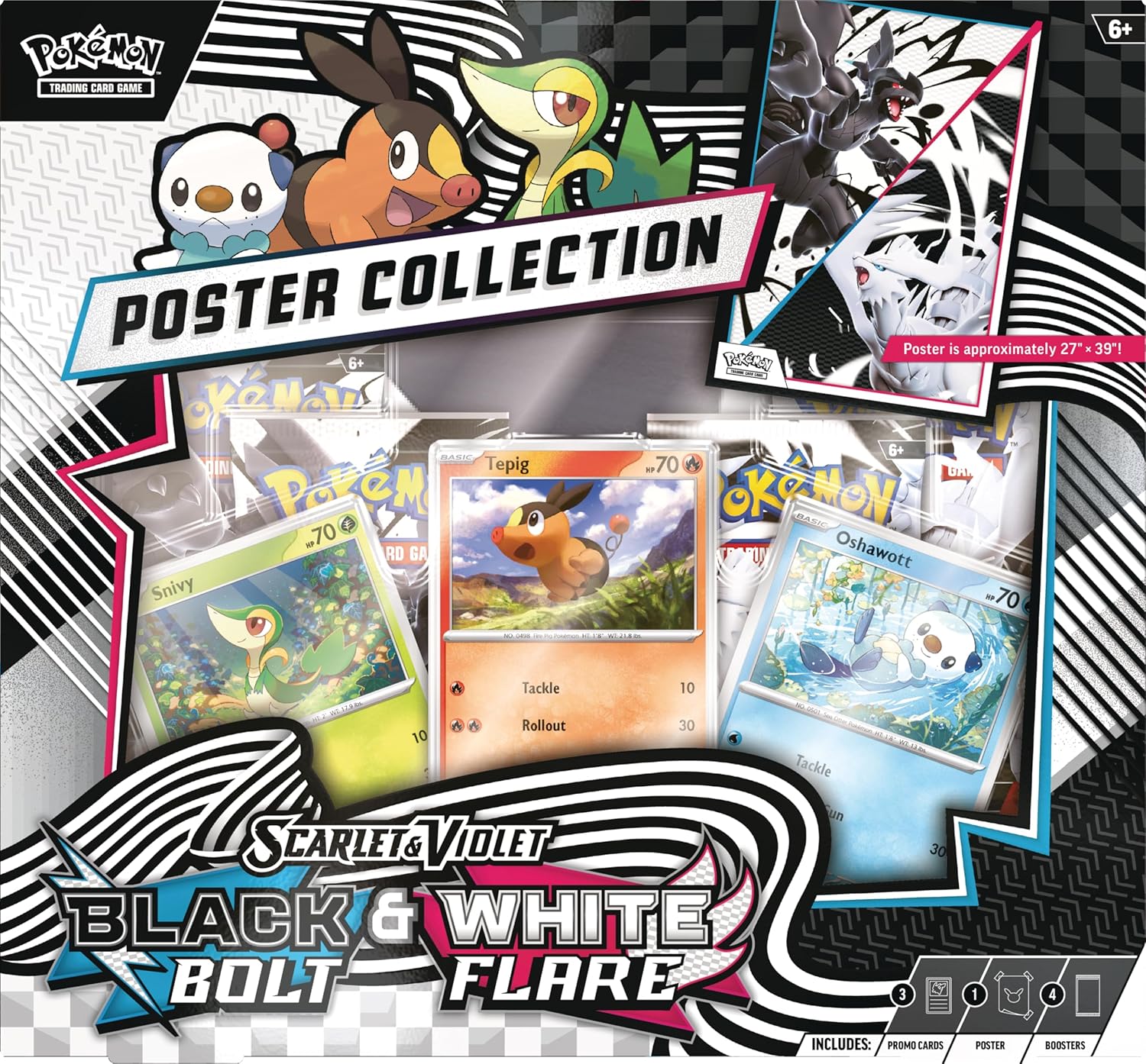 Pokemon TCG Scarlet & Violet 10.5 Unova Poster Box
